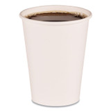 BOARDWALK WHT12HCUP Paper Hot Cups, 12 oz, White, 50/Sleeve, 20 Sleeves/Carton