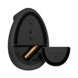 LOGITECH, INC. 910006467 Lift Vertical Ergonomic Mouse, 2.4 GHz Frequency/32 ft Wireless Range, Left Hand Use, Graphite