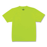 TENACIOUS HOLDINGS, INC. ergodyne® 21557 GloWear 8089 Non-Certified Hi-Vis T-Shirt, Polyester, 3X-Large, Lime