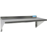 BK RESOURCES 2WSE1648 Stainless Steel Economy Overshelf, 48w x 16d x 11.5h, Stainless Steel, Silver, 2/Pallet