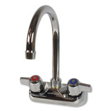 BK RESOURCES BKFW5GM WorkForce Standard Duty Faucet, 9.5" Height/5" Reach, Chrome-Plated Brass