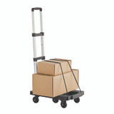 KANTEK INC. LGLC250 Handcart, 250 lb Capacity, 19.3 x 14.6 x 38, Black