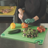 CFS BRANDS San Jamar® CBG182412GN Saf-T-Grip Cutting Board, 24 x 18 x 0.5, Green