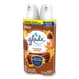 SC JOHNSON Glade® 346577 Air Freshener, Cashmere Woods, 8.3 oz Aerosol Spray, 3/Carton