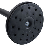 TATCO 16600 Economy Crowd Control, Assorted Materials, 14" x 35" x 9 ft 6", Black, 2/Carton