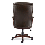 ALERA DN42B19 Alera Darnick Series Manager Chair, Supports Up to 275 lbs, 17.13" to 20.12" Seat Height, Brown Seat/Back, Brown Base