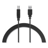 NXT TECHNOLOGIES 24400007 USB Printer Cable, 6 ft, Black