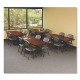 ICEBERG ENTERPRISES 55224 OfficeWorks Commercial Wood-Laminate Folding Table, Rectangular, 72" x 30" x 29", Mahogany