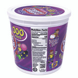 TOOTSIE ROLL INDUSTRIES Dubble Bubble 22000223 Bubble Gum Assorted Flavor Twist Tub, 300 Pieces/Tub, 1 Tub/Carton