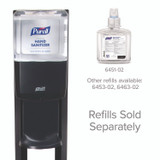GO-JO INDUSTRIES PURELL® 7216DS ES6 Hand Sanitizer Floor Stand with Dispenser, 1,200 mL, 13.5 x 5 x 28.5, Graphite/Silver