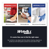 KIMBERLY-CLARK PROFESSIONAL WypAll® 41600 X70 Cloths, Jumbo Roll, Perforated, 12.4 x 12.2, White, 820 Towels/Roll