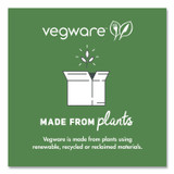 VEGWARE VLID89S 89 Series Hot Cup Lids, Fits Vegware 89-Series Hot Cups, Plastic, White, 1,000/Carton