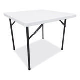 ALERA PT36SW Square Plastic Folding Table, 36w x 36d x 29.25h, White