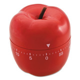 BAUMGARTENS 77042 Shaped Timer, 4" Diameter x 4"h, Red Apple