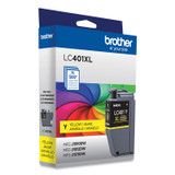 BROTHER INTL. CORP. LC401XLYS LC401XLYS High-Yield Ink, 500 Page-Yield, Yellow