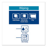 SCA TISSUE Tork® 450175 Heavy-Duty Paper Wiper, 1-Ply, 9.25 x 16.25, Unscented, White, 90 Wipes/Box, 10 Boxes/Carton