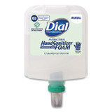 DIAL PROFESSIONAL 19717 Antibacterial Foaming Hand Sanitizer Refill for Dial 1700 Dispenser, 1.2 L Refill, Fragrance-Free, 3/Carton