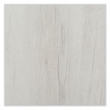 SAFCO PRODUCTS MRETWAH End Table, Square, 20 x 20 x 25, White Ash Top, Silver Base