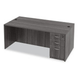 ALERA VA217236GY Alera Valencia Series Straight Front Desk Shell, 71" x 35.5" x 29.63", Gray