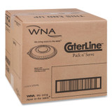 WNA, INC. APB160DM Caterline Pack n' Serve Plastic Lids, Dome Lid, 12" Diameter x 1.5" h, Clear, 25/Carton