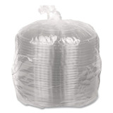 WNA, INC. APB160DM Caterline Pack n' Serve Plastic Lids, Dome Lid, 12" Diameter x 1.5" h, Clear, 25/Carton