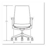 HON COMPANY CRTHSCC10LSS Cipher Mesh Back Task Chair, Supports Up to 300 lb, 15" to 20" Seat Height, Black Seat, Charcoal Back, Charcoal Base