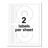 AVERY PRODUCTS CORPORATION 5931 Laser CD Labels, Matte White, 50/Pack