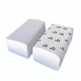 BOARDWALK 52GREEN Boardwalk Green Single-Fold Towels, 1-Ply, 9.13 x 10.25, Natural White, 250/Pack, 16 Packs/Carton