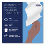 KIMBERLY CLARK Cottonelle® 13135 2-Ply Bathroom Tissue, Septic Safe, White, 451 Sheets/Roll, 20 Rolls/Carton