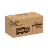 DART SOLO® HP9S Bare Eco-Forward Clay-Coated Paper Dinnerware, ProPlanet Seal, Plate, 9" dia, White, 500/Carton