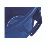 RUBBERMAID COMMERCIAL PROD. 2632 BLU Vented Round Brute Container, 32 gal, Plastic, Blue