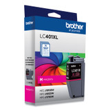 BROTHER INTL. CORP. LC401XLMS LC401XLMS High-Yield Ink, 500 Page-Yield, Magenta