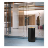 SAFCO PRODUCTS 9698BL Ash Urn, 10" dia x 20"h, Black