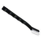CFS BRANDS Carlisle 40674-00DZ Flo-Pac Utility Toothbrush Style Maintenance Brush, White Nylon Bristles, 7.25" Brush, 7" Black Polypropylene Handle