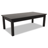 ALERA VA7548BK Alera Valencia Series Occasional Table, Rectangle, 47.25w x 19.13d x 16.38h, Black
