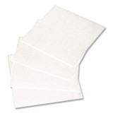 HOFFMASTER 180330 Embossed Beverage Napkins, 2-Ply, 9.5 x 9.5, White, 3,000/Carton