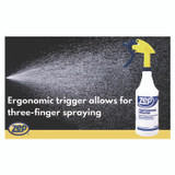 ZEP INC. Commercial® HDPRO36CT Professional Spray Bottle, 32 oz, Blue/Gold/Clear, 36/Carton