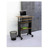 SAFCO PRODUCTS 9717BL Onyx Round Mesh Wastebaskets, 5 gal, Steel Mesh, Black