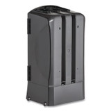 TEAM THREE GROUP WeGo 56102200 Trio Utensil Dispenser, Holds 100 Forks/100 Knives/100 Spoons, 13.39 x 15.75 x 23.62, Black