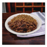 PLASTIFAR SA 12040 Foam Dinnerware, Plate, 9" dia, Poly Bag, White, 125/Sleeve, 4 Sleeves/Pack