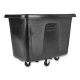 RUBBERMAID COMMERCIAL PROD. 4608 BLA Cube Truck, 59 gal, 300 lb Capacity, Plastic, Black