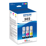 EPSON AMERICA, INC. T502520S T502520-S (502) Ink, 6,000 Page-Yield, Cyan/Magenta/Yellow