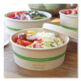 WORLD CENTRIC BOLNT24W Paper Lids for Bowls. 5.9" Diameter, Natural, 300/Carton