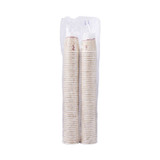 DART X8-J8002 Trophy Plus Dual Temperature Insulated Cups in Symphony Design, 8 oz, Foam, Beige, 1,000/Carton