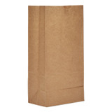 GEN General GK8-500 Grocery Paper Bags, 35 lb Capacity, #8, 6.13" x 4.17" x 12.44", Kraft, 500 Bags