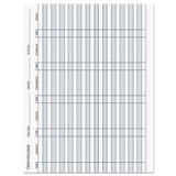 HOUSE OF DOOLITTLE 50907 Recycled Teacher's Planner, Weekly, 7 Classes, Blue Cover, 11 x 8.5 Sheets, 45-Week Span