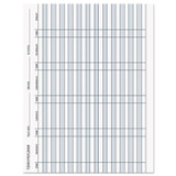 HOUSE OF DOOLITTLE 50907 Recycled Teacher's Planner, Weekly, Two-Page Spread (Seven Classes), 11 x 8.5, Blue Cover