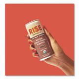 RISE BREWING CO. 00049 Nitro Cold Brew Latte, Oat Milk Mocha, 7 oz Can, 12/Carton