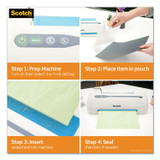 3M/COMMERCIAL TAPE DIV. Scotch™ TP5851100 Laminating Pouches, 5 mil, 3.75" x 2.38", Gloss Clear, 100/Pack