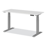 ALERA HT3SAGBD Alera AdaptivErgo Sit-Stand Three-Stage Electric Height-Adjustable Table with Memory Controls, 60" x 24" x 30" to 49", White